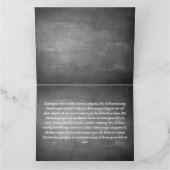 Weihnachtsgrüße auf dem Chalk Board Karte (Innenseite)