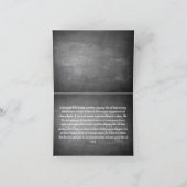 Weihnachtsgrüße auf dem Chalk Board Karte (Innenseite)