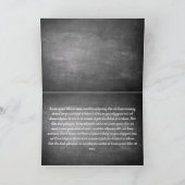 Weihnachtsgrüße auf dem Chalk Board Karte (Innenseite)