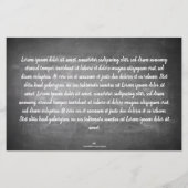 Weihnachtsgrüße auf der Kreidetafel (Rückseite)