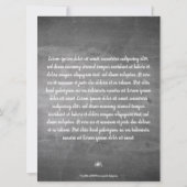 Weihnachtsgrüße auf der Kreidetafel (Rückseite)