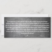 Weihnachtsgrüße auf der Kreidetafel (Rückseite)