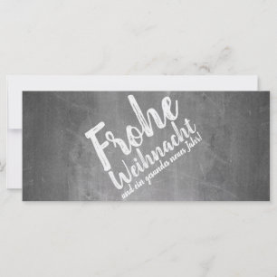 Weihnachtsgrüße auf der Kreidetafel