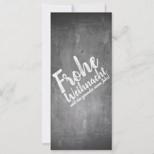 Weihnachtsgrüße auf der Kreidetafel