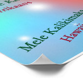 Weihnachtsgrüße aus aller Welt Poster (Ecke)