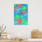 Weihnachtsgrüße aus aller Welt Poster (Küche)
