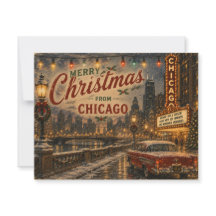 Weihnachtsgrüße aus Chicagos Skyline