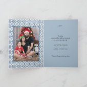 Weihnachtsgrüße aus dem portugiesischen Rooster Karte (Innenseite)