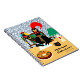 Weihnachtsgrüße aus dem portugiesischen Rooster Notizblock (Rechte Seite)