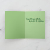 Weihnachtsgrüße aus der Wildnis Feiertagskarte (Innenseite)