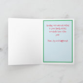 Weihnachtsgrüße aus Florida Karte (Innenseite)