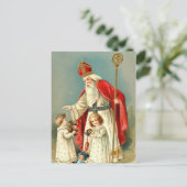 Weihnachtsgrüße aus St. Nicholas Feiertagspostkarte (Stehend Vorderseite)