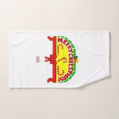 Weihnachtsgrüße Badezimmer Handtuch Set (Handtuch)