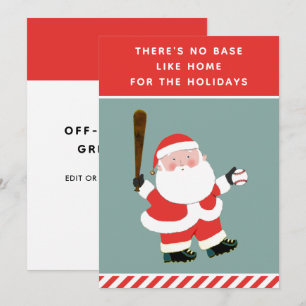 Weihnachtsgrüße Baseball Karten