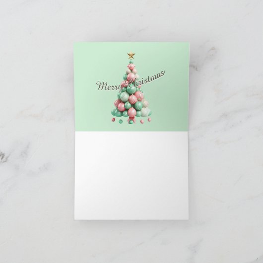 Weihnachtsgrüße Custom Karte (Innenseite)