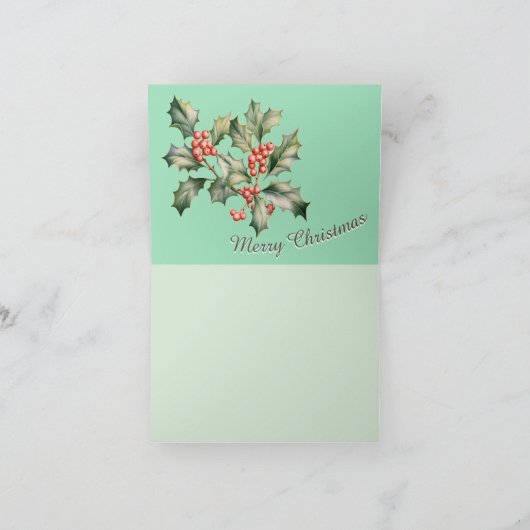 Weihnachtsgrüße Custom Karte (Innenseite)