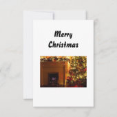 Weihnachtsgrüße Dankeskarte (Vorderseite)