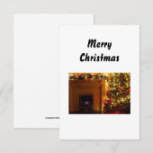 Weihnachtsgrüße Dankeskarte (Vorne/Hinten)