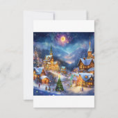 Weihnachtsgrüße Dankeskarte (Rückseite)