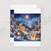 Weihnachtsgrüße Dankeskarte (Vorne/Hinten)