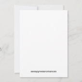 Weihnachtsgrüße Dankeskarte (Rückseite)