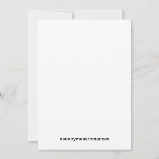 Weihnachtsgrüße Dankeskarte (Rückseite)