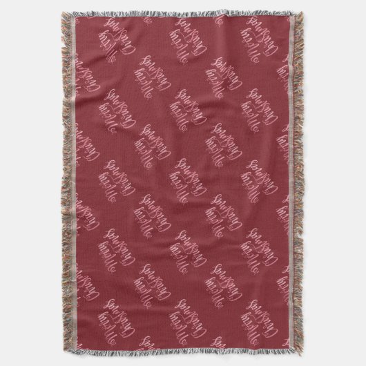 Weihnachtsgrüße Decke (Vorderseite Vertikal)