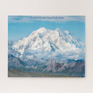 Weihnachtsgrüße Denali National Park Alaska. Puzzle