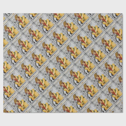 Weihnachtsgrüße der 1920er Jahre Geschenkpapier (Flach)