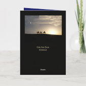 Weihnachtsgrüße der Weisen Weihnachtskarte Karte (Rückseite)