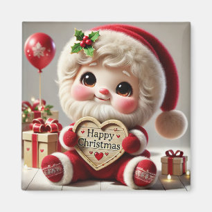 Weihnachtsgrüße des Weihnachtsmanns Magnet