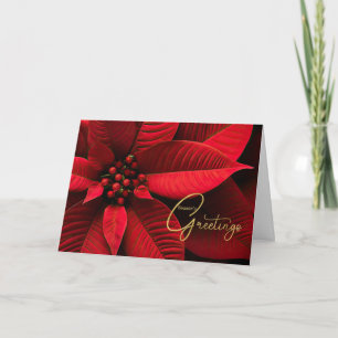 Weihnachtsgrüße des Weihnachtssterns Feiertagskarte