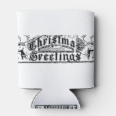 Weihnachtsgrüße Dosenkühler (Rückseite)