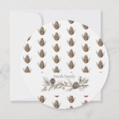 Weihnachtsgrüße Einladung (Rückseite)