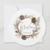 Weihnachtsgrüße Einladung (Vorderseite)