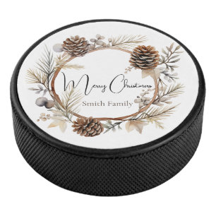 Weihnachtsgrüße Eishockey Puck