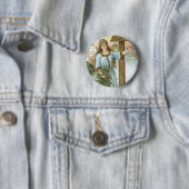 Weihnachtsgrüße Engel Button (Beispiel)