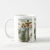 Weihnachtsgrüße Engel Kaffeetasse (Links)