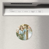 Weihnachtsgrüße Engel Magnet (In Situ (Geschirrspüler))