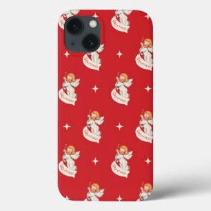 Weihnachtsgrüße, Engel mit Sternen Case-Mate iPhone Hülle