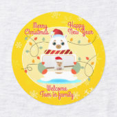 Weihnachtsgrüße Etiketten (Design 2)