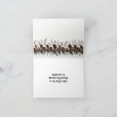 Weihnachtsgrüße Faltkarte (Innenseite)