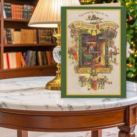 Weihnachtsgrüße Faltkarte Feiertagskarte