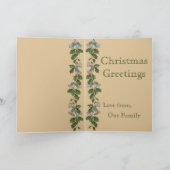 Weihnachtsgrüße Faltkarte Feiertagskarte (Innenseite)