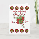 Weihnachtsgrüße Feiertagskarte (Vorderseite)