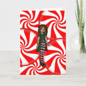 Weihnachtsgrüße Feiertagskarte (Vorderseite)