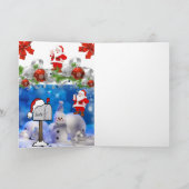 Weihnachtsgrüße Feiertagskarte (Innenseite)