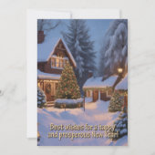 Weihnachtsgrüße Feiertagskarte (Vorderseite)