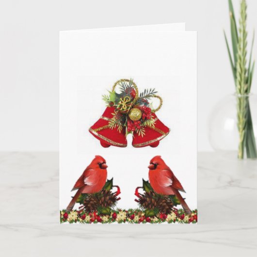 Weihnachtsgrüße Feiertagskarte (Vorderseite)