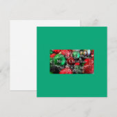 Weihnachtsgrüße Feiertagskarte (Vorne/Hinten)